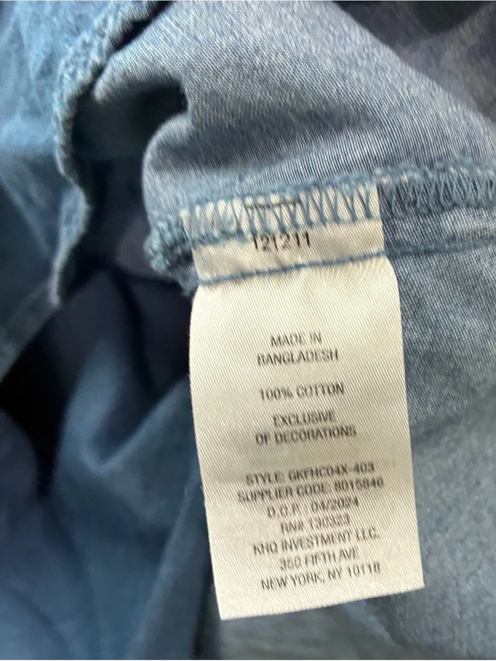 Gap Kids Denim Tiered Mini skirt skort L 10/12 summer basics cotton